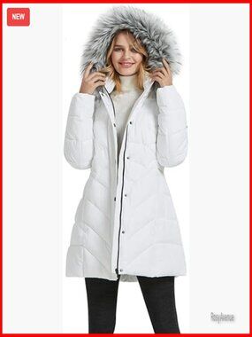 Women's Winter Thicken Long Outwear Pockets Parka Jacket XS-3XL